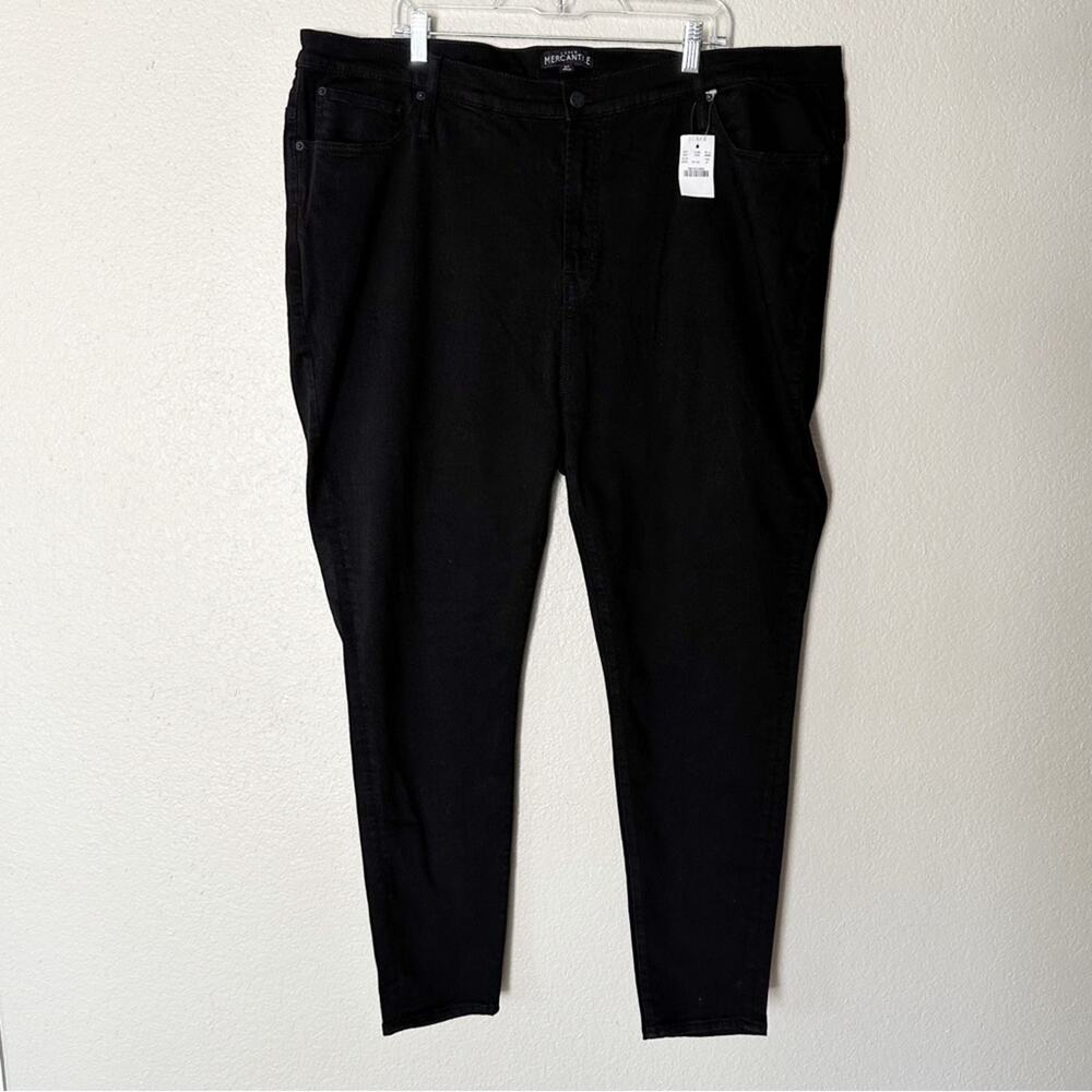 J. Crew Factory High-Rise Black‎ Skinny Jean Signature Stretch Size 37